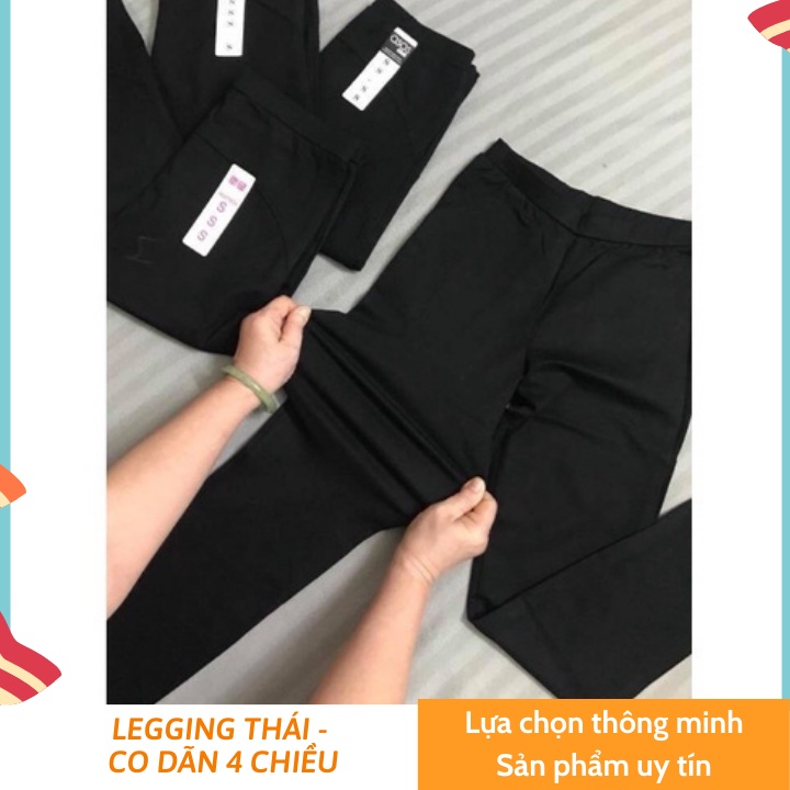Quần legging nữ Thái cạp cao nâng mông, chất dầy đẹp [HÀNG SẴN SLL - ẢNH THẬT] | BigBuy360 - bigbuy360.vn