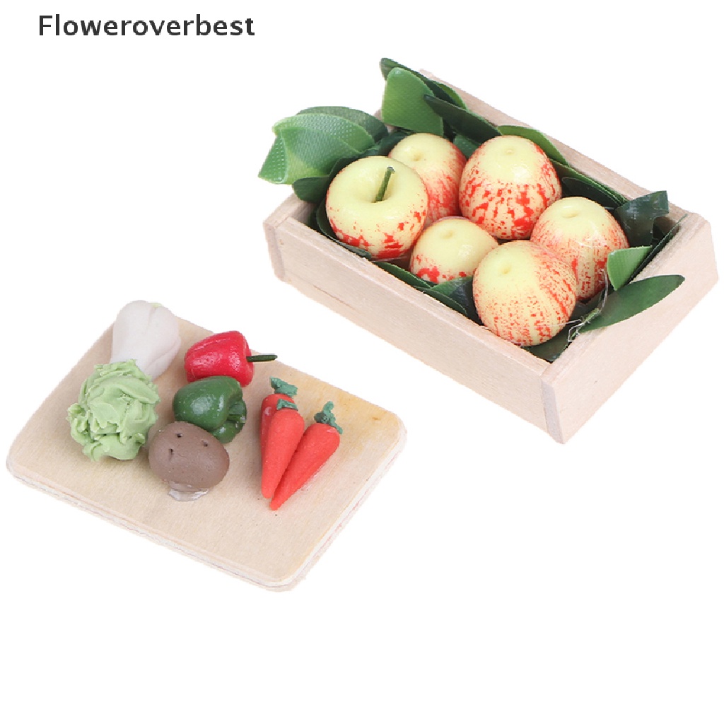 Mô hình rau củ quả đồ chơi tỉ lệ 1:12 với 4 kiểu tùy chọn