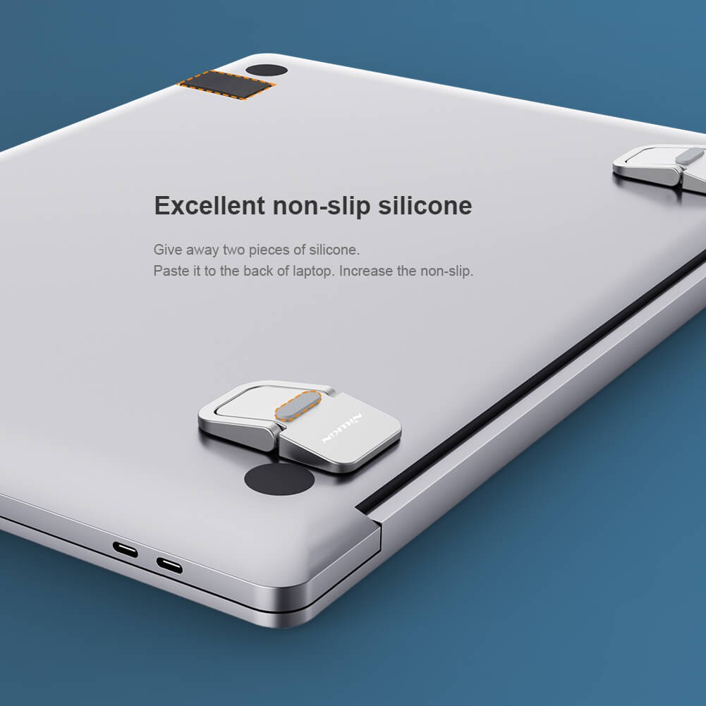 Bộ giá đỡ tản nhiệt mini Nillkin Laptop Bolster portable stand cho Macbook / laptop siêu nhỏ gọn