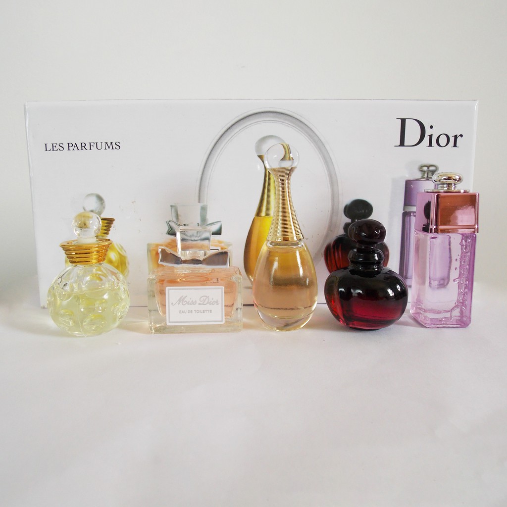 Nước hoa nữ Dior Les Parfums bộ 5 chai Chính Hãng thơm lâu mini lưu hương lâu phai thơm dịu nhẹ cuốn hút Queen Beauty | Thế Giới Skin Care