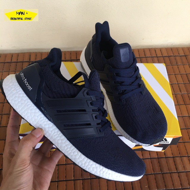 (Cực Rẻ) Giày thể thao ULTRA BOOST xanh tím than (FullBox)