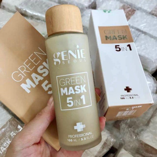 Tẩy da chết GENIE GREEN MASK 5 IN 1 Hàn Quốc [100ML/LỌ]