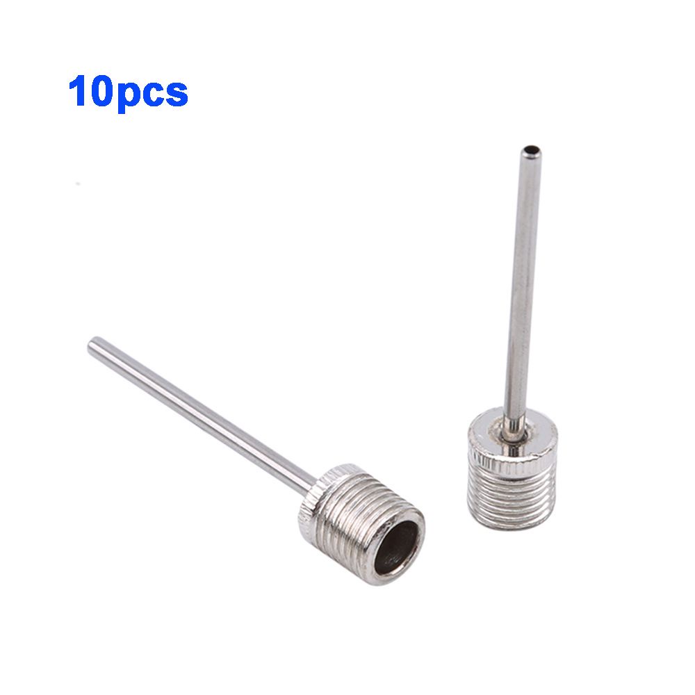 Set 10 đầu kim bơm bóng rổ/bóng đá nhiều màu sắc thông dụng