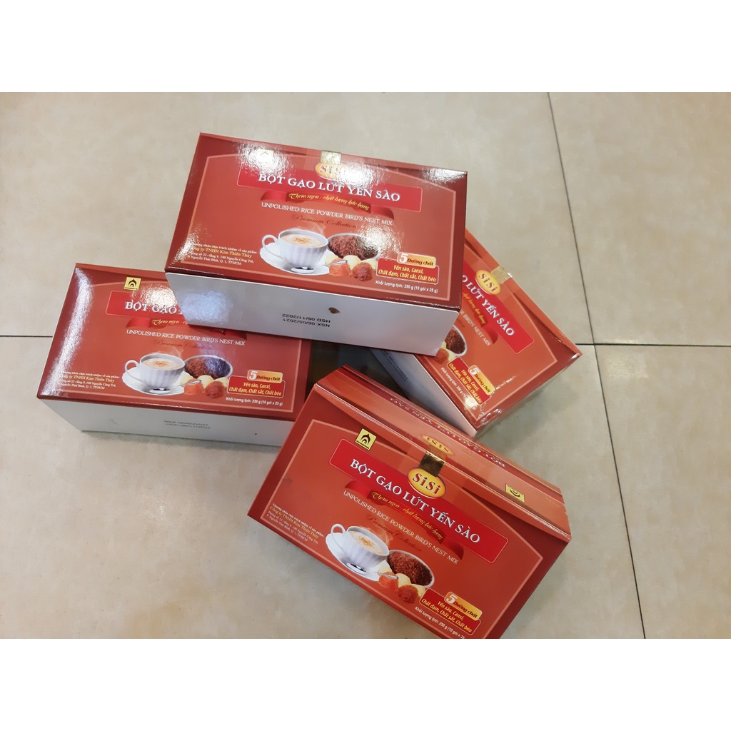 Bột gạo lứt yến sào sisi bột pha dinh dưỡng tốt cho sức khỏe