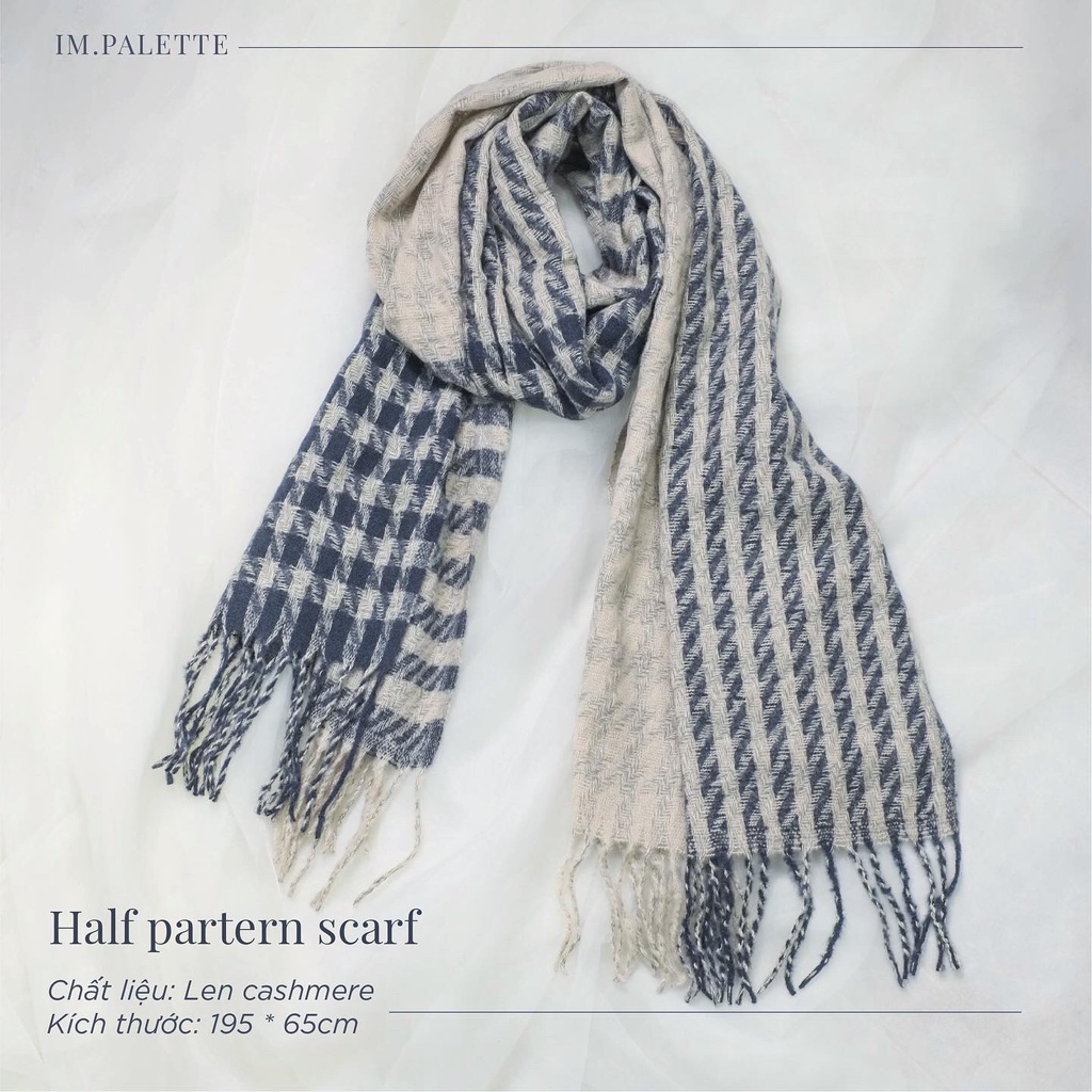 Khăn len quàng cổ Half Partern Scarf