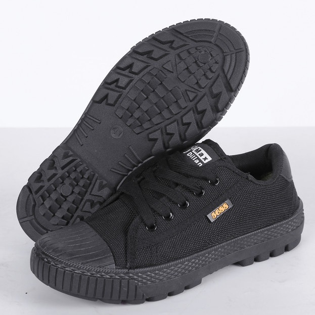 Giày Bảo Hộ Lao Động Bằng Vải Canvas Chống Trượt Chống Mòn Thoáng Khí Cho Nam