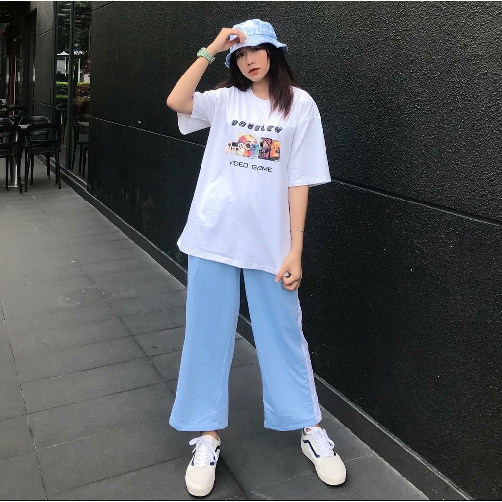 Áo thun tay lỡ Doublew Video Game 🔸 CỰC HOT 🔸 áo phông phong cách Ulzzang form rộng mặc rất thoải mái Unisex - G-A45