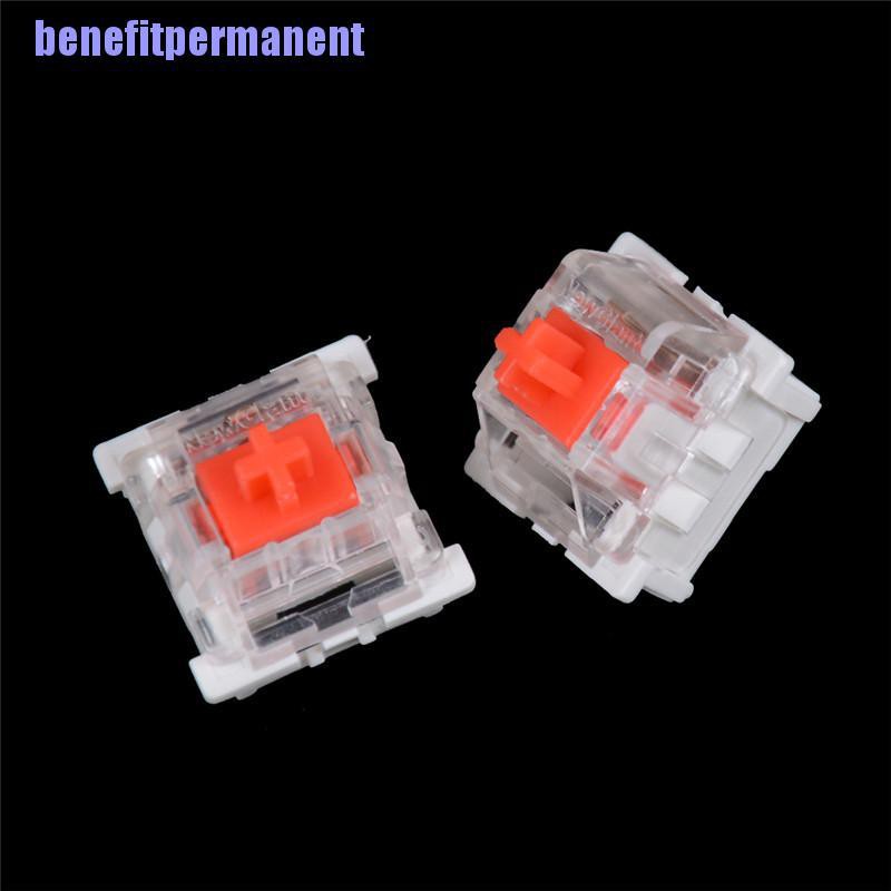 Benefitpermanent✹★ Set 10 Công Tắc Bàn Phím Cơ Màu Đỏ Chuyên Dụng Cho Cherry Mx