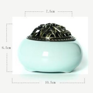 Lư xông bột/nụ Trầm bằng gốm sứ cao cấp_video