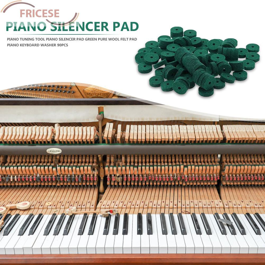 Set 90 Vòng Đệm Điều Chỉnh Âm Thanh Đàn Piano Gọn Nhẹ Màu Xanh Lá