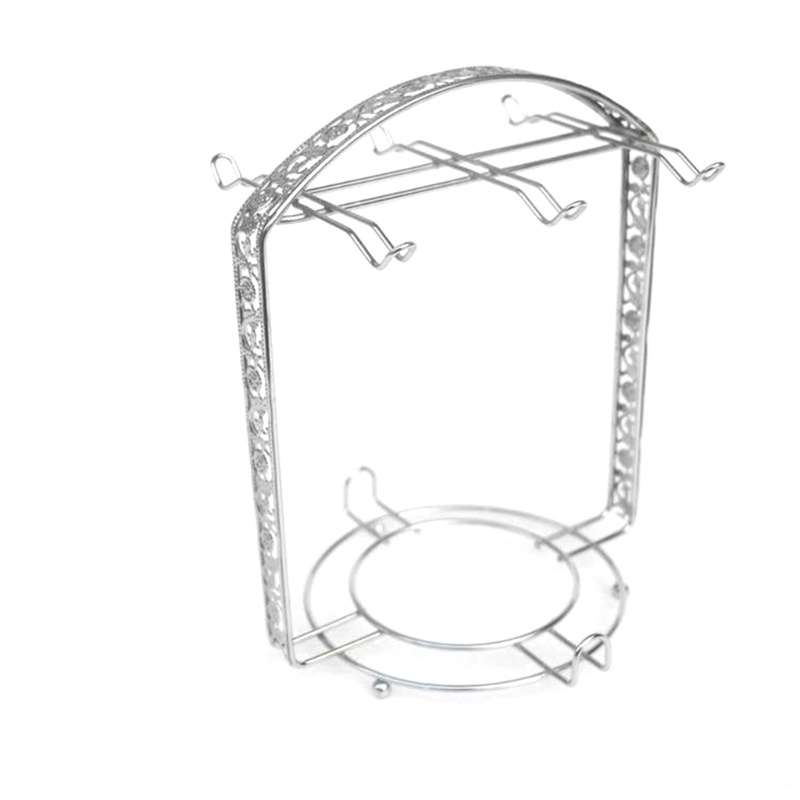 Giá Đỡ Cốc Bằng Kim Loại Tiện Dụng Cho Nhà Bếp / Quầy Bar