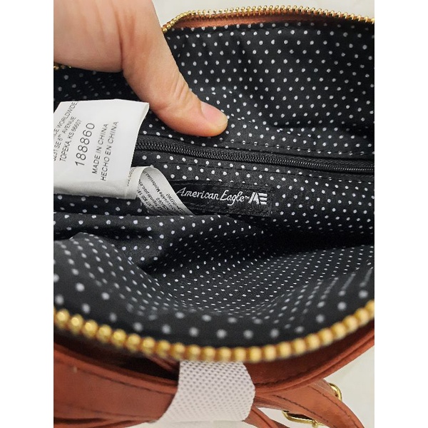 Túi da đeo chéo xuất Mỹ American Eagle