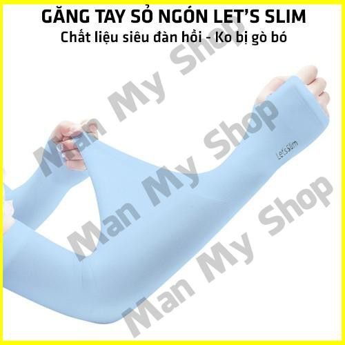 Găng Tay Dài Chống Nắng Nam Nữ Xỏ Ngón Thể Thao Let's Slim Man My Shop