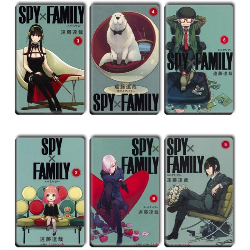 Set 10 Tấm Thẻ In Hình Nhân Vật Anime Spy×Family
