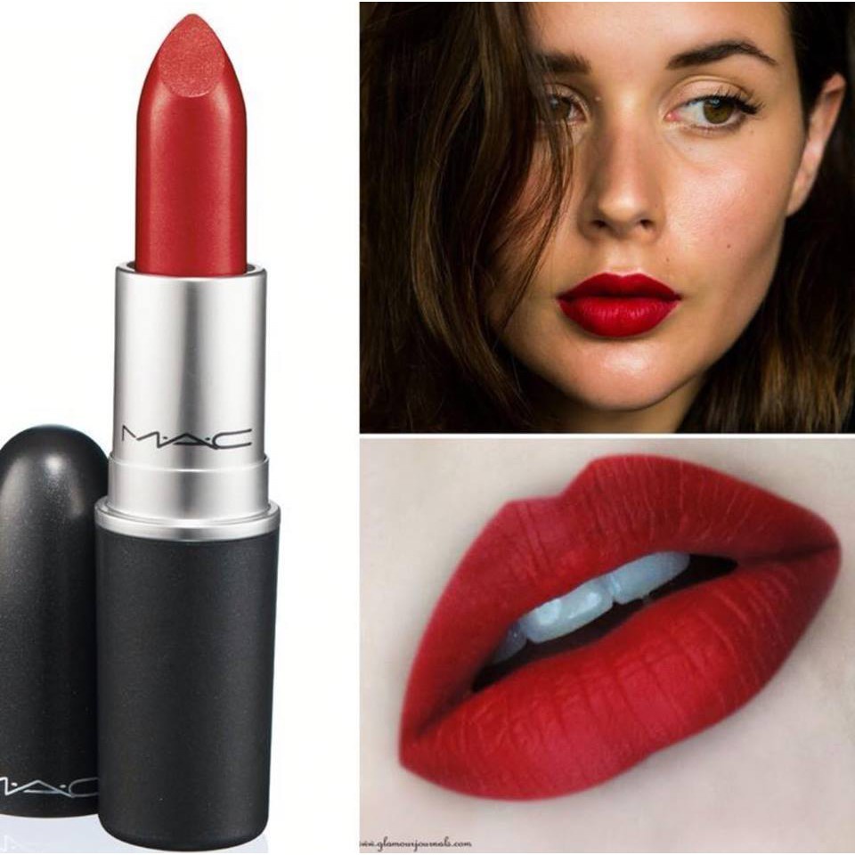 Son MAC Ruby Woo 707 Màu Đỏ Cổ Điển Sang Chảnh, son MAC chính hãng Retro Matte Lipstick date mới