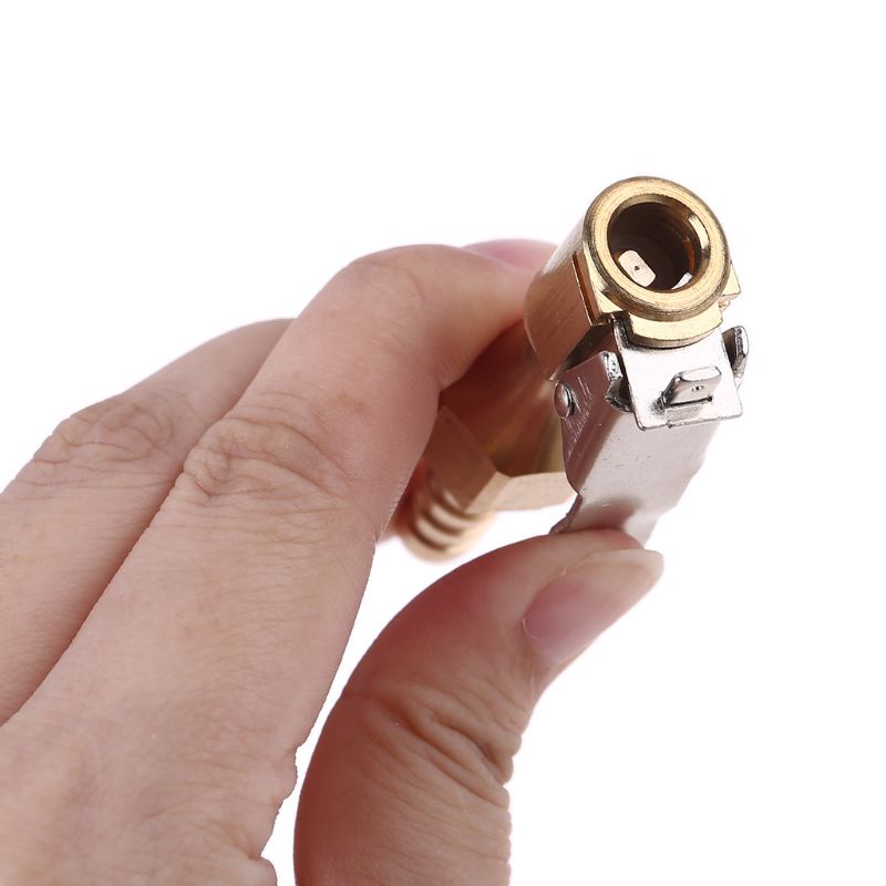 Đầu Nối Bơm Hơi Lốp Xe Bằng Đồng Thau 1/4&quot; Có Đầu Nối 8mm Chuyên Dụng