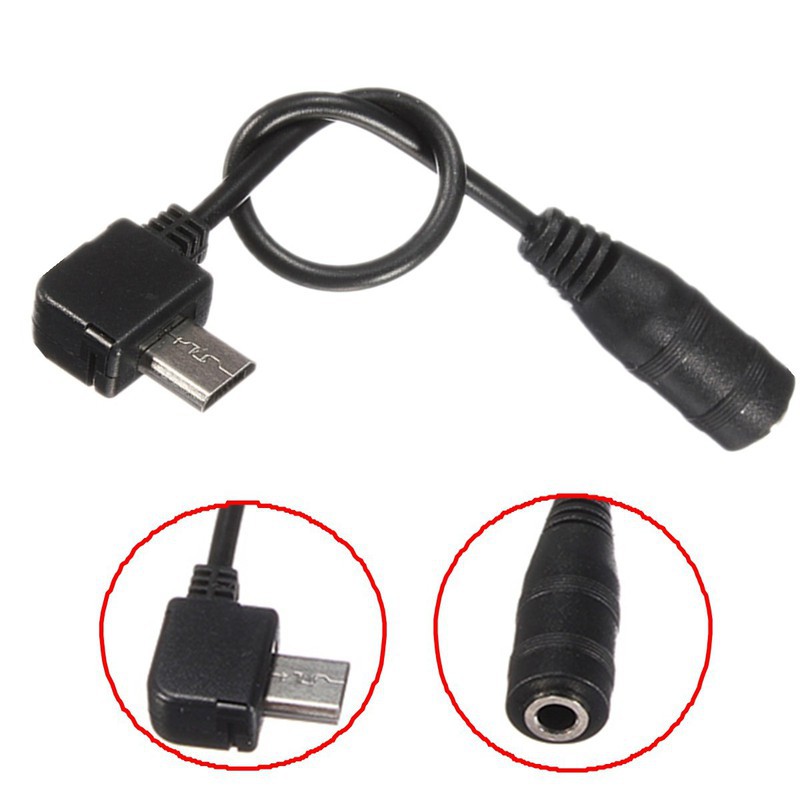 Dây chuyển cổng Micro USB sang lỗ 3.5