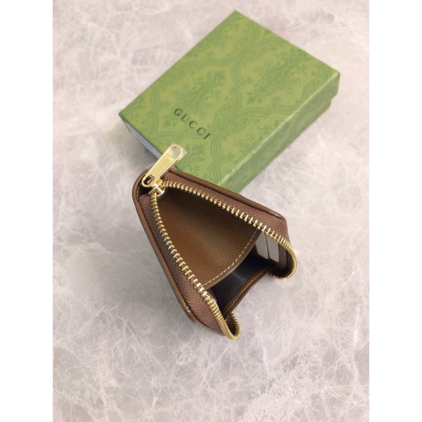 Ví ngắn dạng khoá kéo thương hiệu Gucci GC Marmont da thật cao cấp