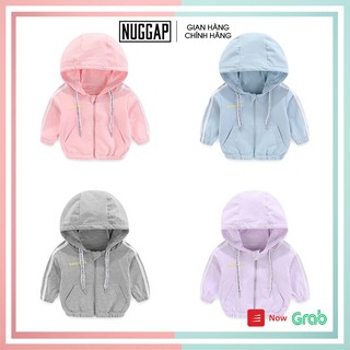Áo Chống Nắng Cho Bé Line, Vải Nỉ Da Cá Co Giãn, Thoải Mái - Nuggap - NLIN