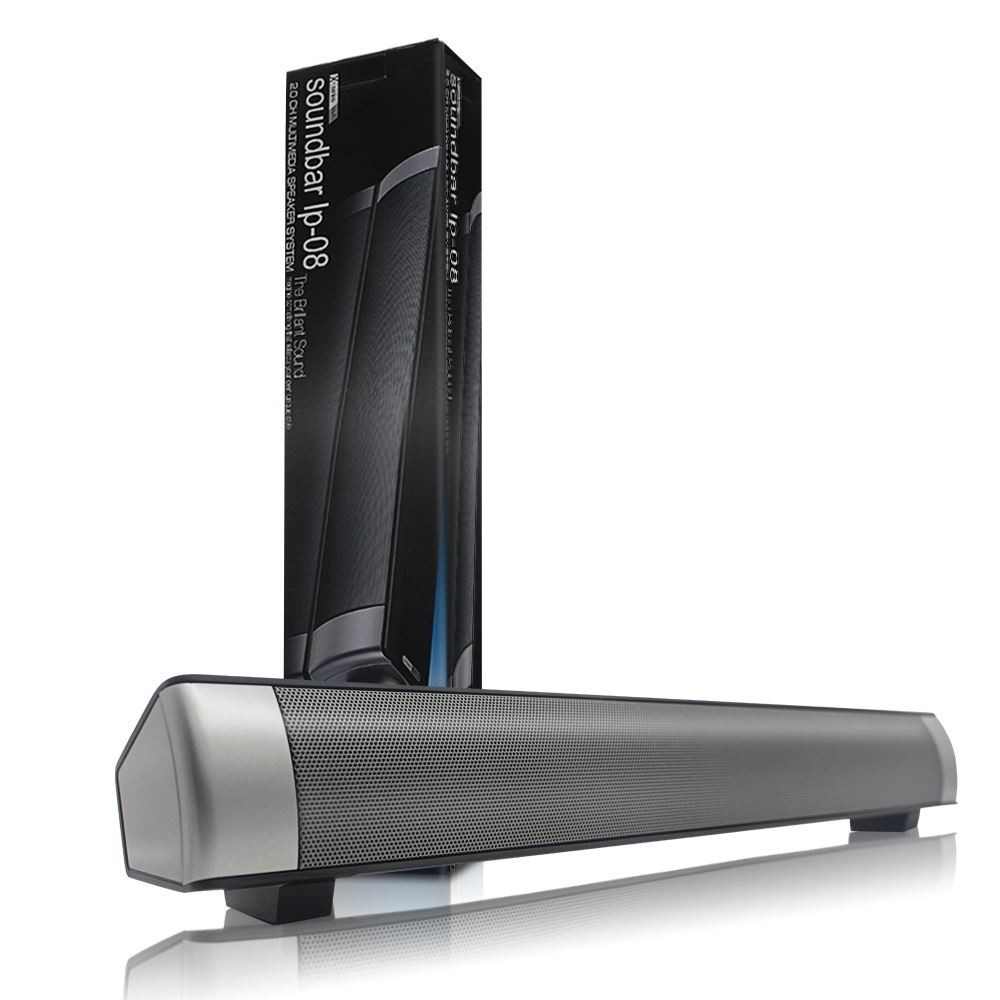 Loa gaming bluetooth 3.0 LP-08 SoundBlaster không dây cho máy tính/điện thoại hiện đại kèm remote để bàn di động