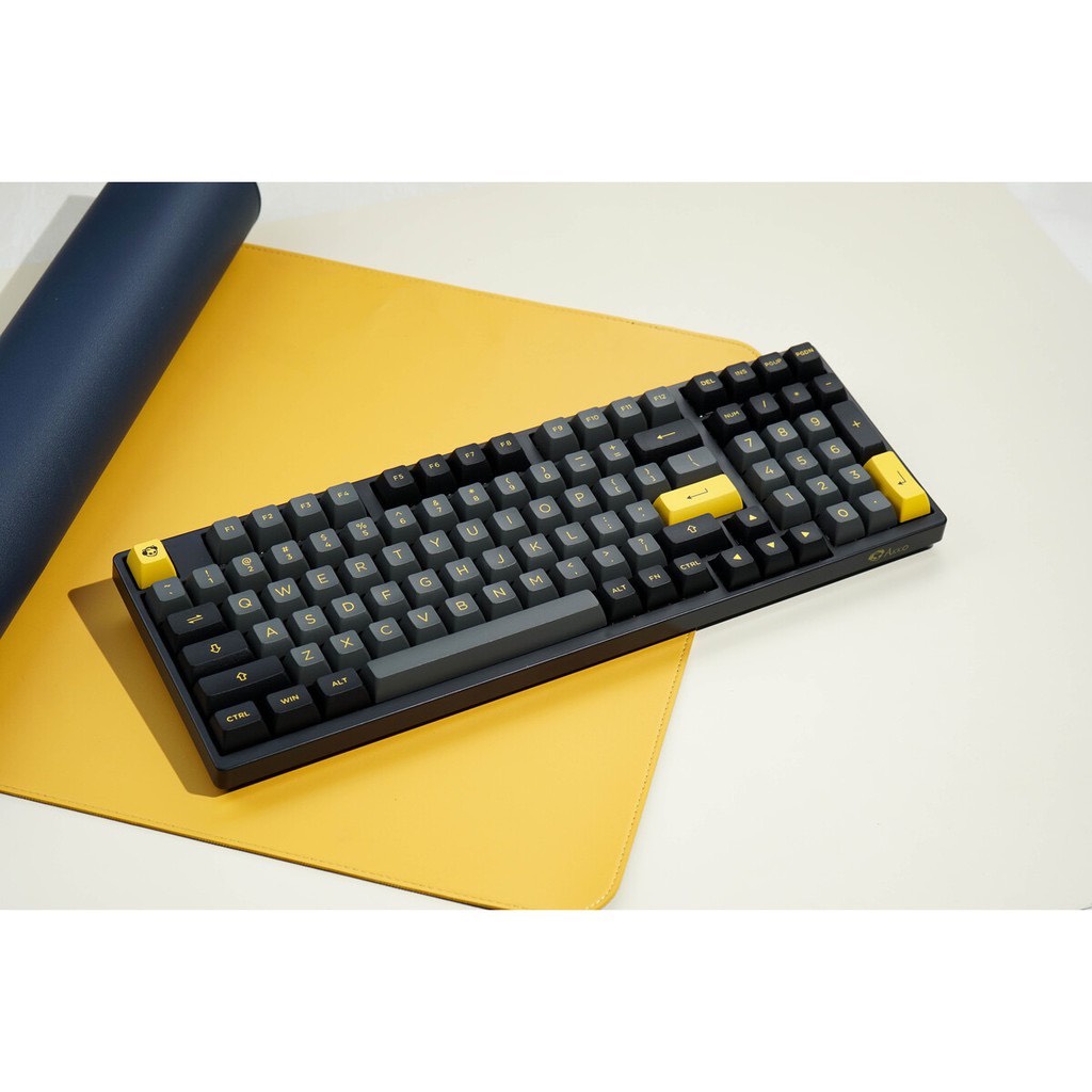 Bàn phím cơ AKKO 3098N Multi-modes Black Gold (Bluetooth 5.0 / Wireless 2.4Ghz / Hotswap / Foamtiêu âm / Foam đáy / TTC