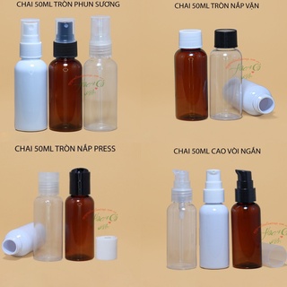 Chai Nhựa 50ml Phi 20