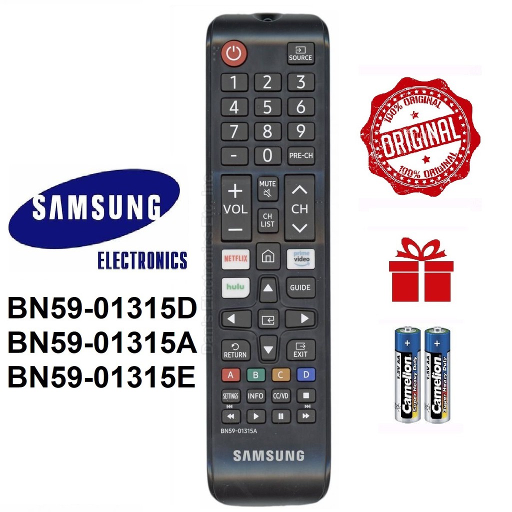 Remote điều khiển tivi Samsung smart BN59-01315D BN59-01315A (Hàng xịn - tặng pin)