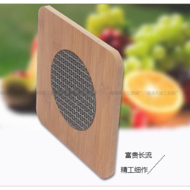 [KHO SỈ] Nót nồi gỗ có lưới cách nhiệt 19cm