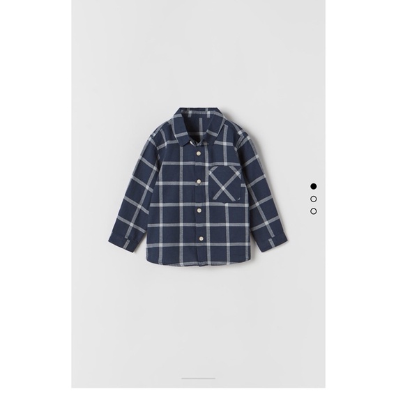 Áo sơ mi kẻ Zara bé trai săn sale