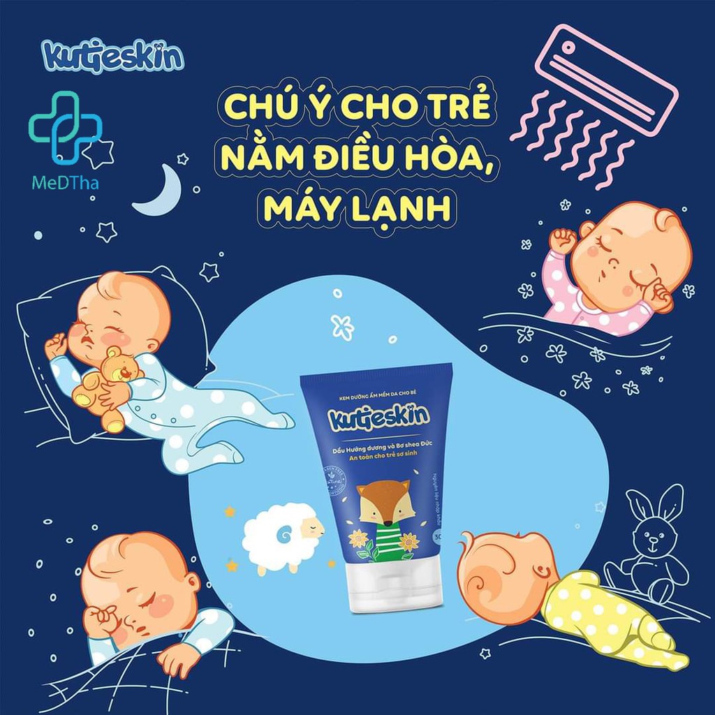 Kem Dưỡng Ẩm Mềm Da Cho Bé Kutieskin 30g - Dưỡng ẩm làm mềm dịu da an toàn cho bé [Chính hãng]