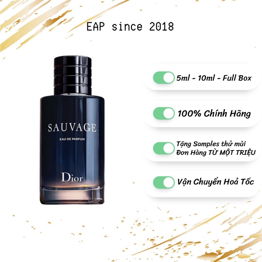 Nước hoa Sauvage EDP [Mẫu thử 0.33 oz]