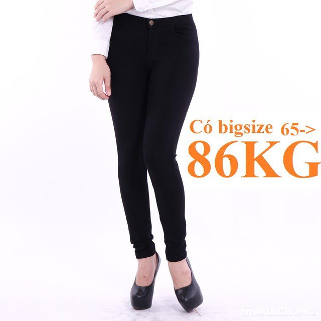 ❁QUẦN TREGGING CẠP KHUY KHÓA SIZE TO 3XL 4XL 5XL 6XL 7XL BIG cho người mập, béo