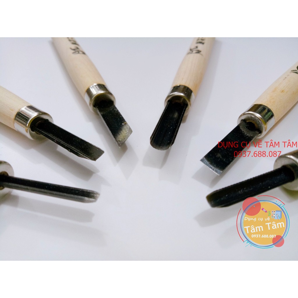 [ TÂM TÂM ]-Dao khắc gỗ khắc dưa-