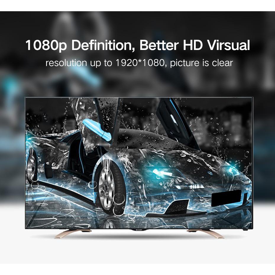 Bộ chuyển VGA ra HDMI fullHD 1080p Cao Cấp UGREEN MM106- Hàng Chính Hãng