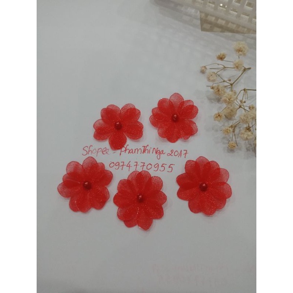 Hoa voan nhí 2.5cm