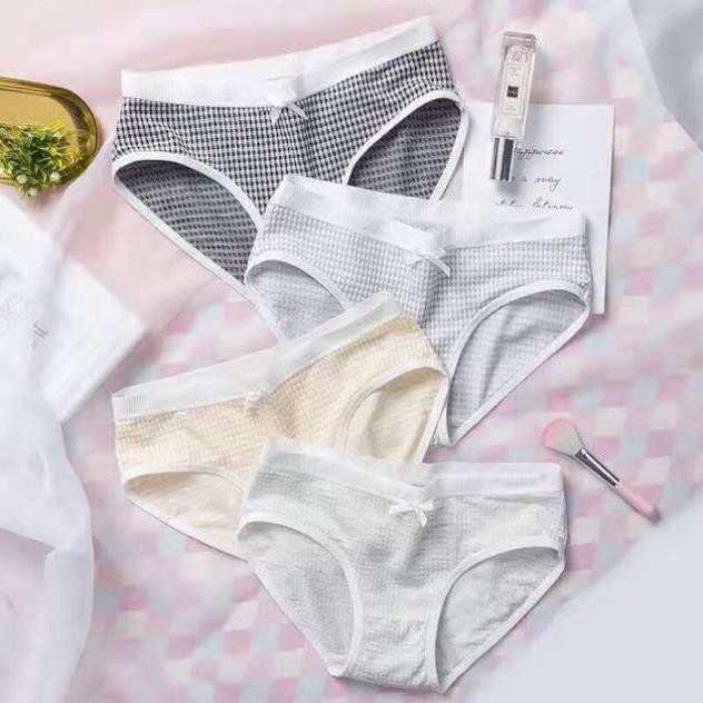 Quần Lót Cotton Sợi Bông Co Giãn Kháng Khuẩn 1980.