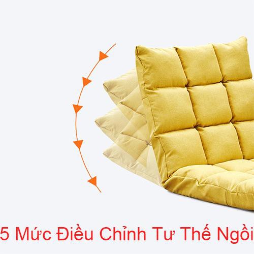 Ghế sofa bệt 18 ô thư giãn ,đa năng nằm xem tivi, đọc sách có chế độ ngã lưng