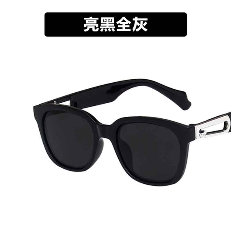 (KIQI-FASHION) COD Kính Mát Gọng Vuông Nhỏ Chống Tia Uv400 Có Khóa Sau Lưng Thời Trang Cho Nam Và Nữ