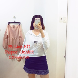 ☘️ Áo thun hoodie croptop☘️