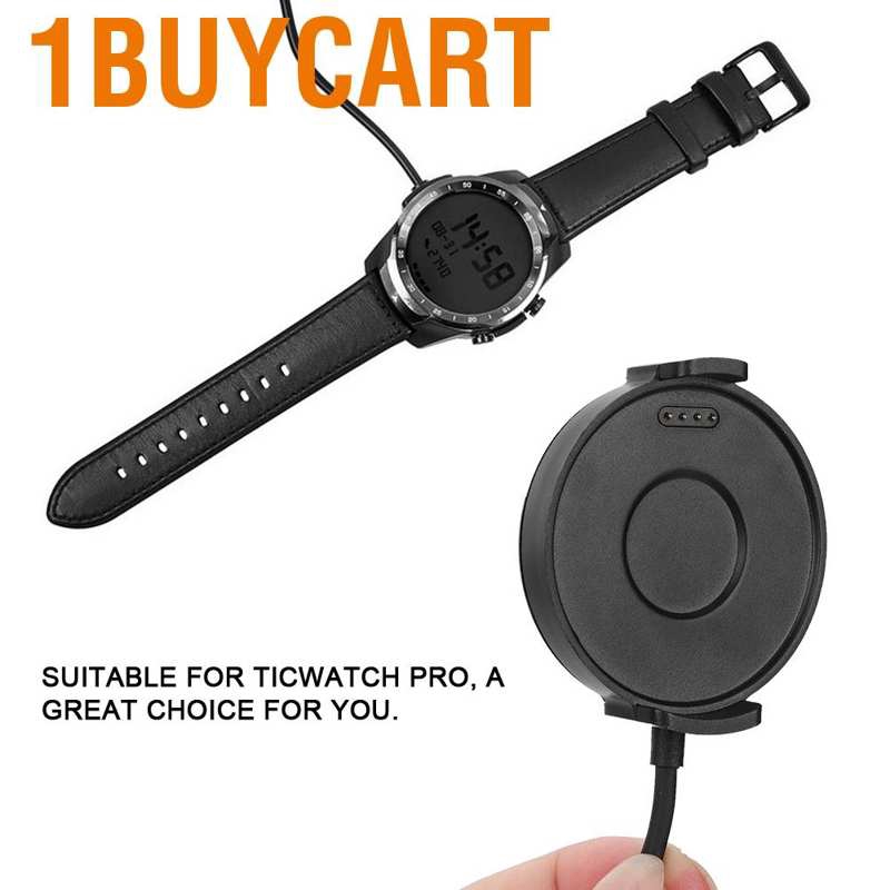 Bộ Sạc Nhanh 2 Cổng Usb Cho Đồng Hồ Thông Minh Ticwatch Pro