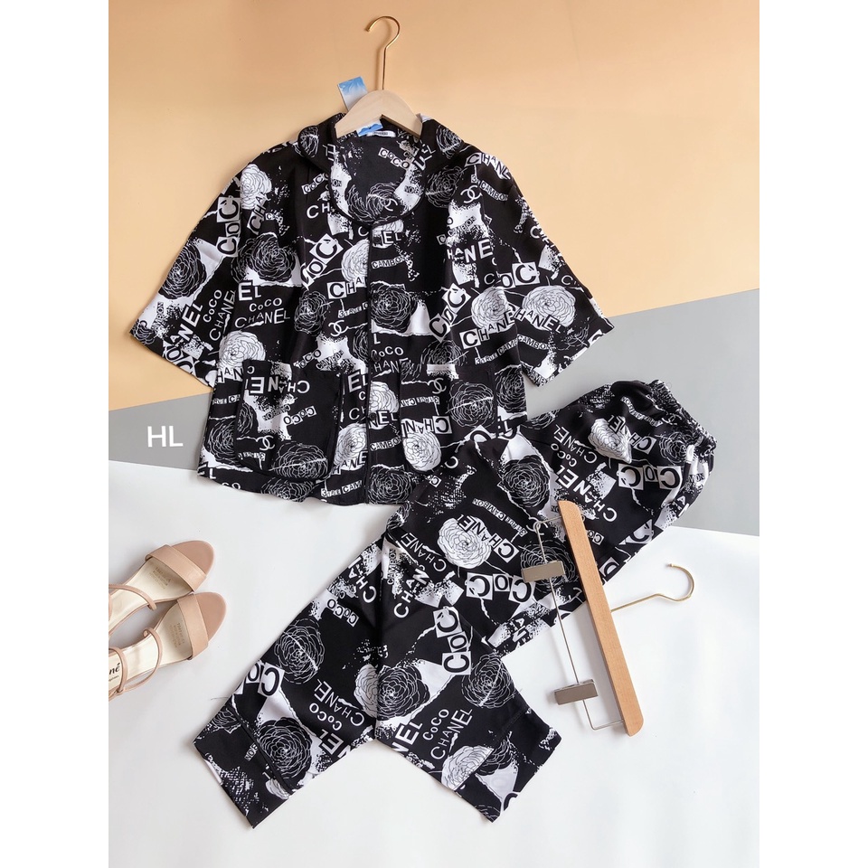 GIÁ SỈ-LH19. set pyjama lụa mango xịn xò , tay cánh dơi sang chảnh,  FORM RỘNG