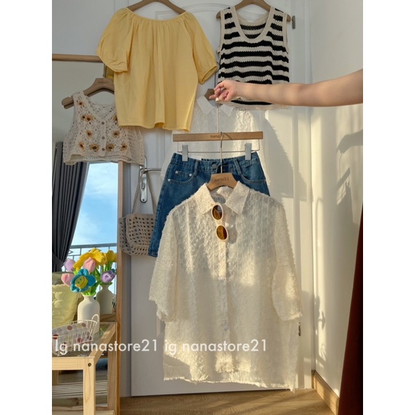 Áo sơ mi voan Nana21 Nanastore21