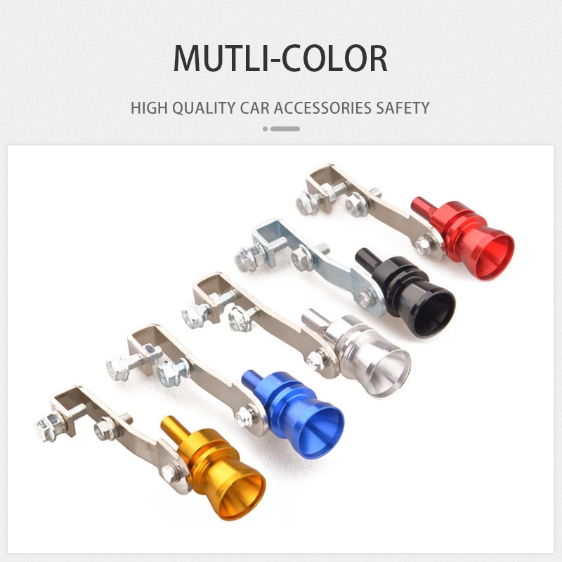 âm thanh turbo Còi gắn ống pô Xả Xe Hơi / Mô Tô âm thanh turbo Bằng Nhôm Thông Dụng van xả hơi 1chiếc JDM phong cách đuôi họng giảm thanh trang trí phụ kiện ngoại thất ô tô