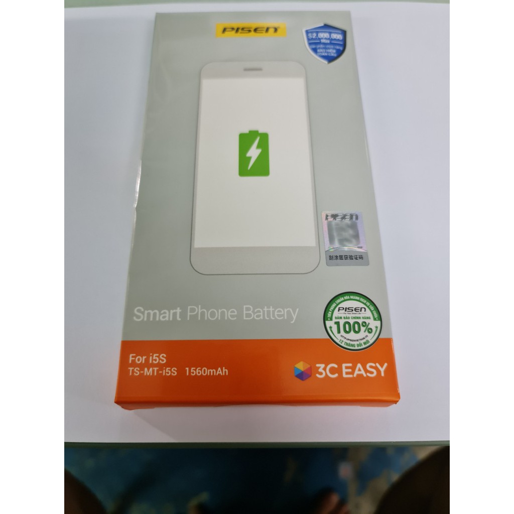 Pin Pisen IPhone 5S/5C - Hàng Chính hãng