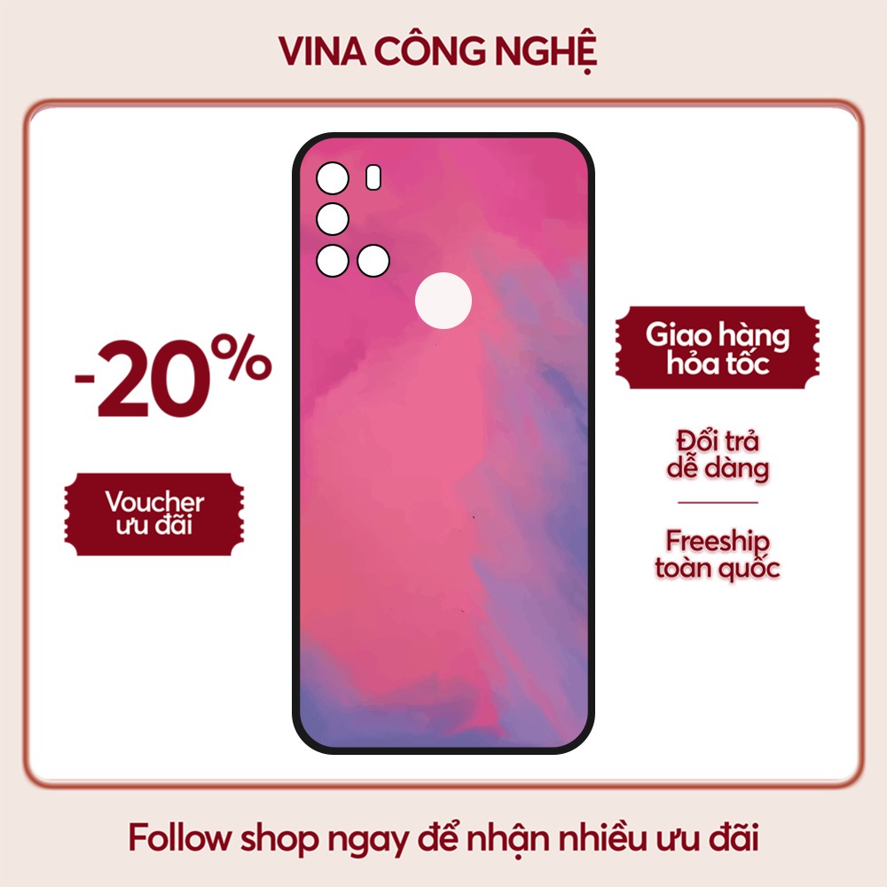 Ốp lưng Vsmart Joy 3/Joy 4/Active 3/Bee 3/....dẻo đen in hình Water Colour