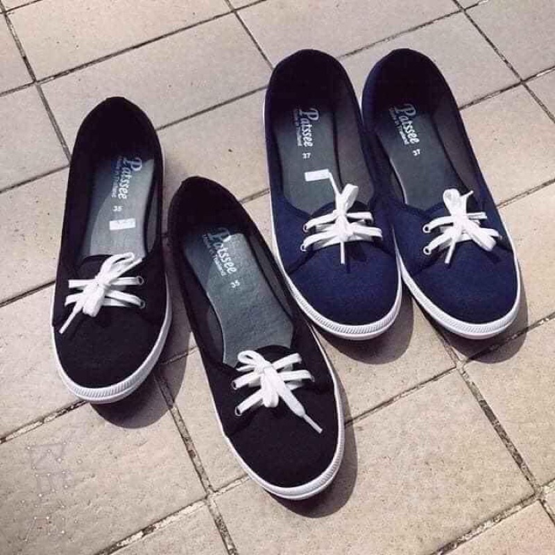 Giày slip on cột nơ nội địa Thái Lạn