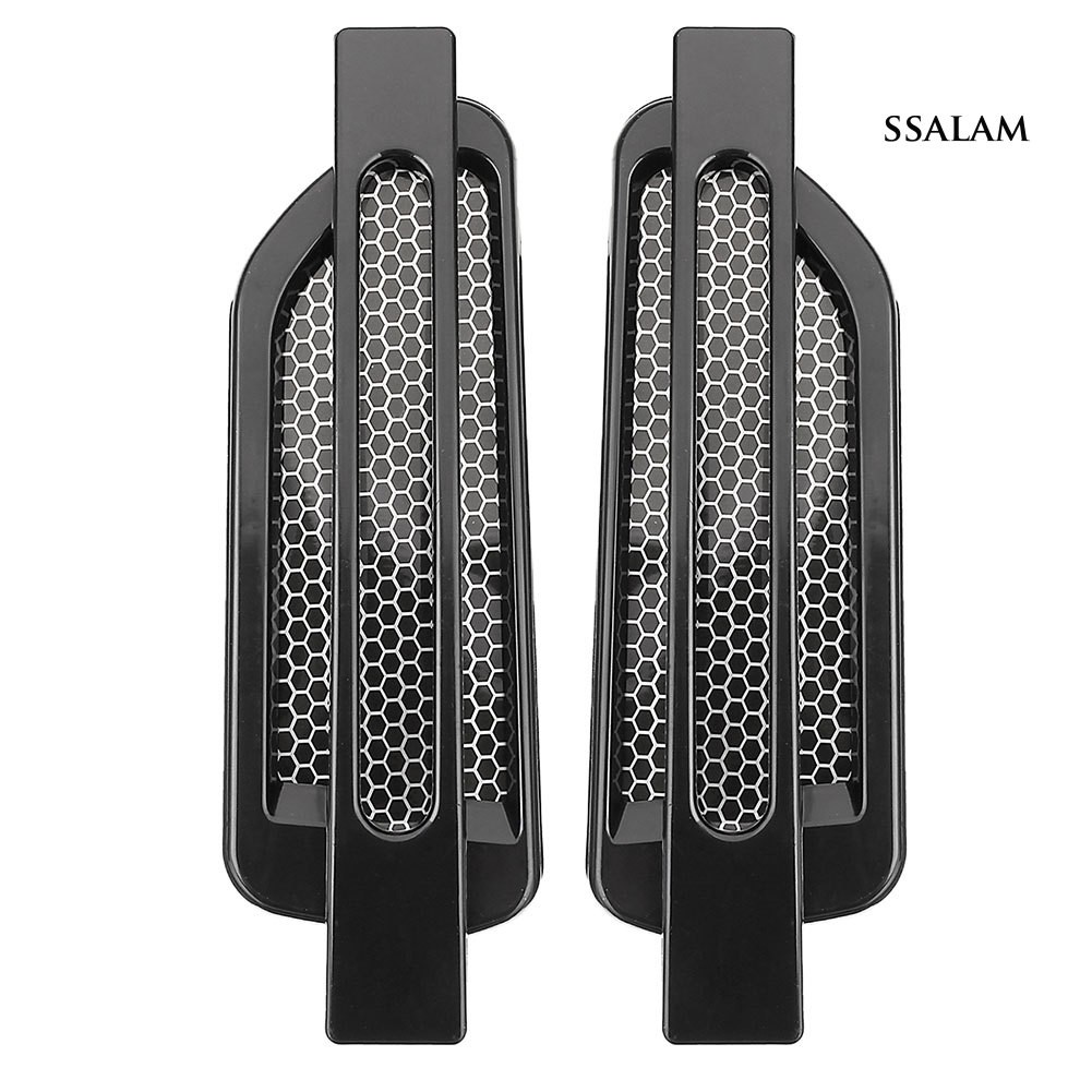 1 Cặp Miếng Dán Trang Trí Lưới Thông Gió Xe Hơi