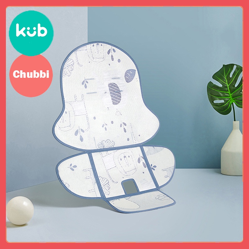 Tấm Lót Ngồi Ghế Ăn Dặm Sợi Ice Silk Kháng Khuẩn Chống Mọt Thoáng Khí Không Để Hằn Trên Da Bé