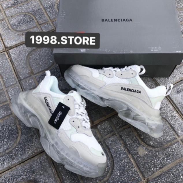 Giầy balenciaga trắng đế trong 1:1 ( full box + free ship ) Xịn Nhất 2020 ⛳