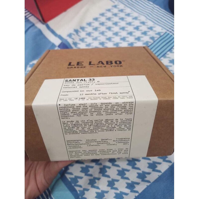Nước hoa Le Labo Santal 33 FULL 100ml UNISEX